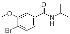 4-Bromo-3-methoxy-N-(1-methylethyl)benzamide molecular structure (CAS 1072944-42-3)