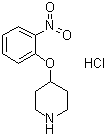4-(2-Nitrophenoxy)piperidine hydrochloride (1:1) molecular structure (CAS 1072944-49-0)