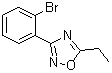 3-(2-Bromophenyl)-5-ethyl-1,2,4-oxadiazole molecular structure (CAS 1072944-70-7)