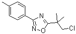 5-(2-Chloro-1,1-dimethylethyl)-3-(4-methylphenyl)-1,2,4-oxadiazole molecular structure (CAS 1072944-73-0)