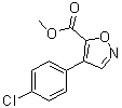4-(4-Chlorophenyl)-5-isoxazolecarboxylic acid methyl ester molecular structure (CAS 1072944-87-6)