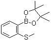 2-Methylthiophenylboronic acid pinacol ester molecular structure (CAS 1072945-09-5)