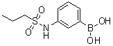 结构式 CAS# 1072945-64-2, [3-[(丙基磺酰基)氨基]苯基]硼酸
