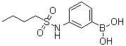 [3-[(Butylsulfonyl)amino]phenyl]boronic acid molecular structure (CAS 1072945-65-3)