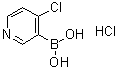 (4-Chloro-3-pyridinyl)boronic acid hydrochloride (1:1) molecular structure (CAS 1072945-69-7)