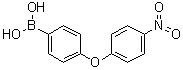 结构式 CAS# 1072945-82-4, [4-(4-硝基苯氧基)苯基]硼酸