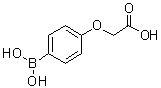 结构式 CAS# 1072945-84-6, 2-(4-硼酸基苯氧基)乙酸