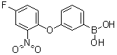 [3-(4-Fluoro-2-nitrophenoxy)phenyl]boronic acid molecular structure (CAS 1072945-96-0)