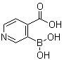 3-Borono-4-pyridinecarboxylic acid molecular structure (CAS 1072946-05-4)