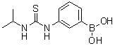 [3-[[[(1-Methylethyl)amino]thioxomethyl]amino]phenyl]boronic acid molecular structure (CAS 1072946-07-6)