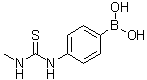structure of CAS# 1072946-18-9, [4-[[(Methylamino)thioxomethyl]amino]phenyl]boronic acid