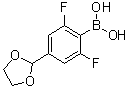 [4-(1,3-Dioxolan-2-yl)-2,6-difluorophenyl]boronic acid molecular structure (CAS 1072946-41-8)