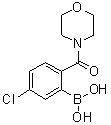 [5-Chloro-2-(4-morpholinylcarbonyl)phenyl]boronic acid molecular structure (CAS 1072946-43-0)