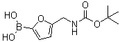 N-[(5-Borono-2-furanyl)methyl]carbamic acid C-(1,1-dimethylethyl) ester molecular structure (CAS 1072946-49-6)