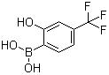结构式 CAS# 1072951-50-8, [2-羟基-4-(三氟甲基)苯基]硼酸