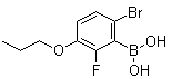 (6-Bromo-2-fluoro-3-propoxyphenyl)boronic acid molecular structure (CAS 1072951-85-9)