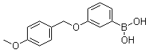 [3-(4-Methoxybenzyloxy)phenyl]boronic acid molecular structure (CAS 1072951-89-3)