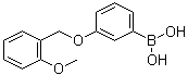 structure of CAS# 1072952-02-3, [3-(2-Methoxybenzyloxy)phenyl]boronic acid