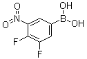 (3,4-Difluoro-5-nitrophenyl)boronic acid molecular structure (CAS 1072952-06-7)