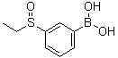 结构式 CAS# 1072952-07-8, [3-(乙基亚磺酰)苯基]硼酸