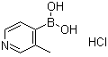 (3-Methyl-4-pyridinyl)boronic acid hydrochloride (1:1) molecular structure (CAS 1072952-40-9)