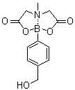 structure of CAS# 1072960-82-7, 2-(4-(Hydroxymethyl)phenyl)-6-methyl-1,3,6,2-dioxazaborocane-4,8-dione