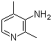 structure of CAS# 1073-21-8, 3-Amino-2,4-dimethylpyridine