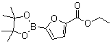 5-(Ethoxycarbonyl)furan-2-boronic acid pinacol ester molecular structure (CAS 1073338-92-7)