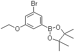 3-Bromo-5-ethoxyphenylboronic acid pinacol ester molecular structure (CAS 1073339-03-3)