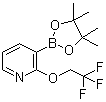 2-(2,2,2-Trifluoroethoxy)pyridine-3-boronic acid pinacol ester molecular structure (CAS 1073354-46-7)