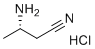 (S)-3-Aminobutanenitrile hydrochloride molecular structure (CAS 1073666-54-2)