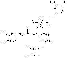 1,3,5-Tricaffeoylquinic acid molecular structure (CAS 1073897-80-9)