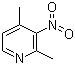 structure of CAS# 1074-76-6, 2,4-Dimethyl-3-nitropyridine