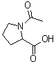 结构式 CAS# 1074-79-9, N-乙酰基-DL-脯氨酸