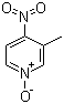 4-Nitro-3-picoline N-oxide molecular structure (CAS 1074-98-2)