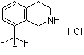8-Trifluoromethyl-1,2,3,4-tetrahydroisoquinoline hydrochloride molecular structure (CAS 1074764-70-7)