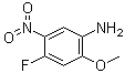 4-氟-2-甲氧基-5-硝基苯胺分子结构 (CAS 1075705-01-9)