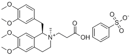 Atracurium cis-Quaternary Acid molecular structure (CAS 1075727-06-8)