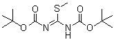 1,3-Bis(tert-butoxycarbonyl)-2-methyl-2-thiopseudourea molecular structure (CAS 107819-90-9)