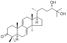 灵芝萜酮二醇分子结构 (CAS 107900-76-5)