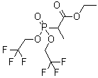 2-[双(2,2,2-三氟乙基)膦酰]丙酸乙酯分子结构 (CAS 107905-52-2)