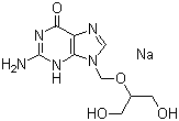 Ganciclovir sodium molecular structure (CAS 107910-75-8)