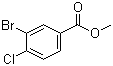 结构式 CAS# 107947-17-1, 3-溴-4-氯苯甲酸甲酯