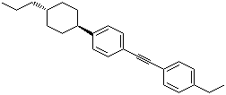 1-[(4-Ethylphenyl)ethynyl]-4-(trans-4-propylcyclohexyl)benzene molecular structure (CAS 107949-21-3)