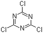 结构式 CAS# 108-77-0, 三聚氯氰; 2,4,6-三氯-1,3,5-三嗪; 三聚氰酰氯; 氰脲酰氯