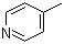 4-甲基吡啶分子结构 (CAS 108-89-4)