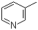 3-甲基吡啶分子结构 (CAS 108-99-6)