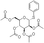 Phenyl 2,3,4,6-tetra-O-acetyl-alpha-D-thiomannopyranoside molecular structure (CAS 108032-93-5)