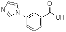 3-(1H-Imidazol-1-yl)benzoic acid molecular structure (CAS 108035-47-8)