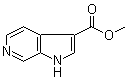 1H-Pyrrolo[2,3-c]pyridine-3-carboxylic acid methyl ester molecular structure (CAS 108128-12-7)